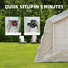 Trailora 4-Season Outdoor 4-6 People Inflatable Blow Up Camping Tent With Air Pump (SAK46821) SAKSBY WHOLESALE