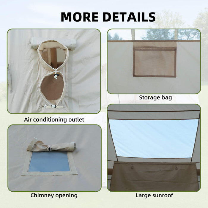 Trailora 4-Season Outdoor 4-6 People Inflatable Blow Up Camping Tent With Air Pump (SAK46821) SAKSBY WHOLESALE
