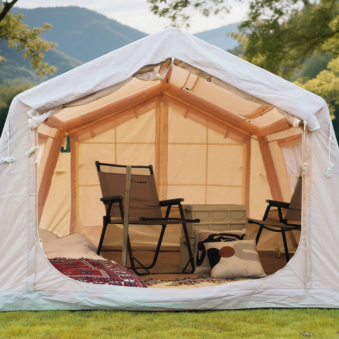 Trailora 4-Season Outdoor 4-6 People Inflatable Blow Up Camping Tent With Air Pump (SAK46821) SAKSBY WHOLESALE